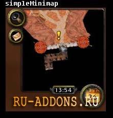 simpleMinimap for WOW 3.3.5 addon