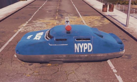 Police car "The Fifth Element" with a premium price addon