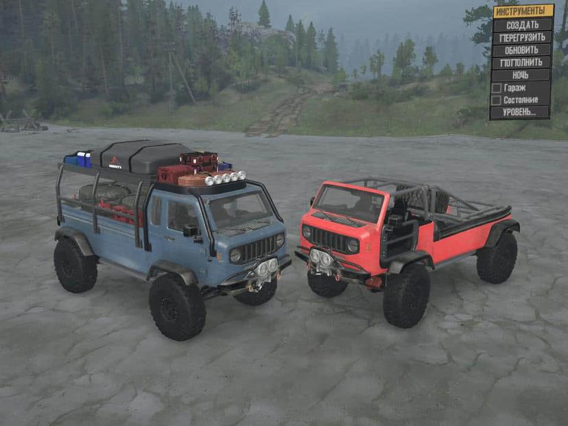 Jeep Safari: модификация MIighty FC Concept/Мод addon