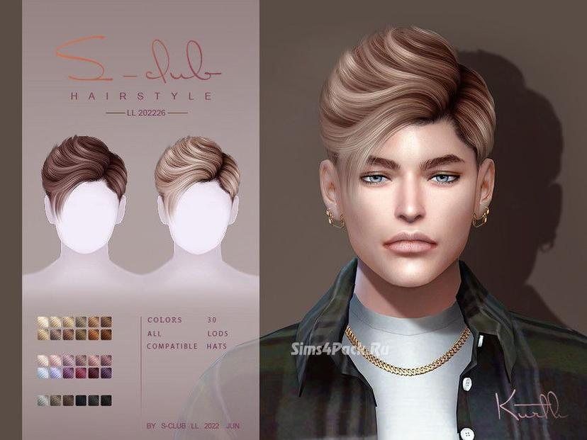 Men's hairstyle "Kurt" addon