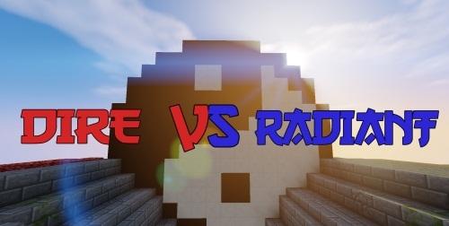 PvP Arena [Dire vs Radiant] | Карта для Minecraft addon