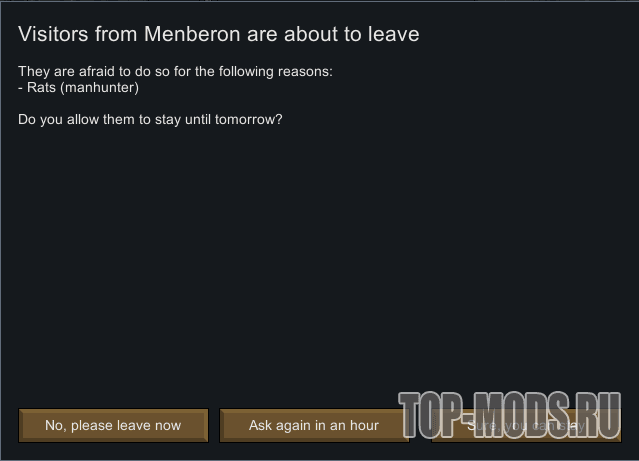 Mod "Visitantes mais inteligentes" addon