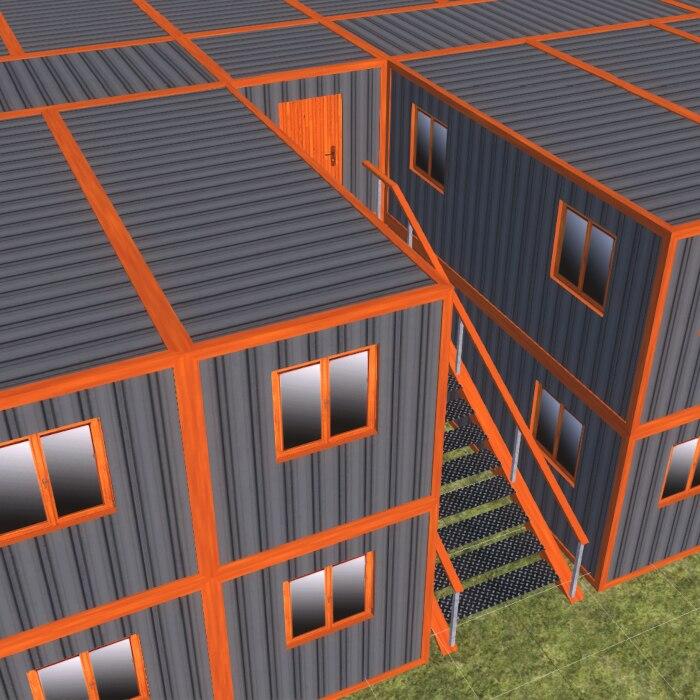 Шкуры-3 для модульного строительного городка addon
