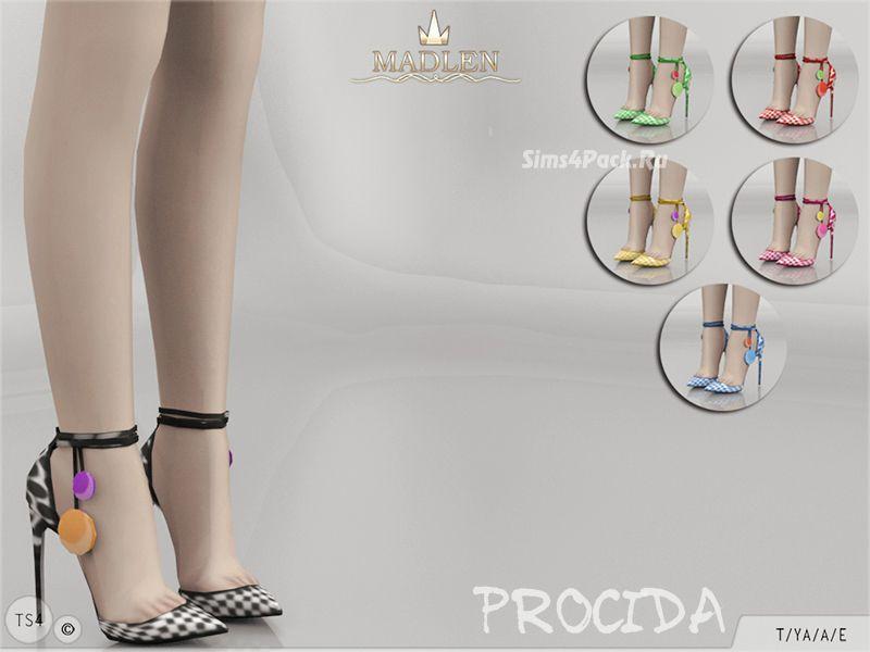 Procida Sandals for Sims 4 addon