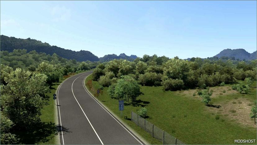 Road connection Bulgaria - North Macedonia Unity ETS2 addon