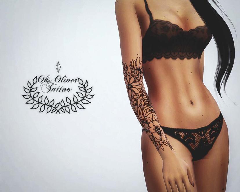 Tattoo "flowerrighttattoo1705" addon