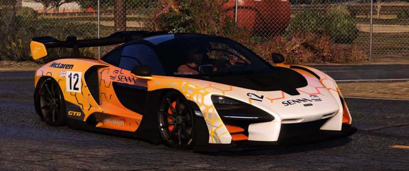 McLaren Senna 2019 supercar mod for BUSSID addon