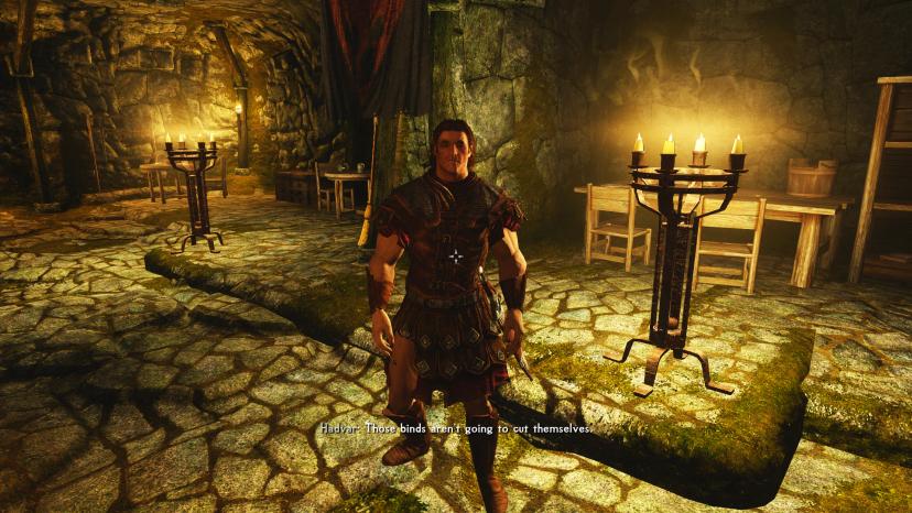 Ralof or Hadvar (alternate start) addon