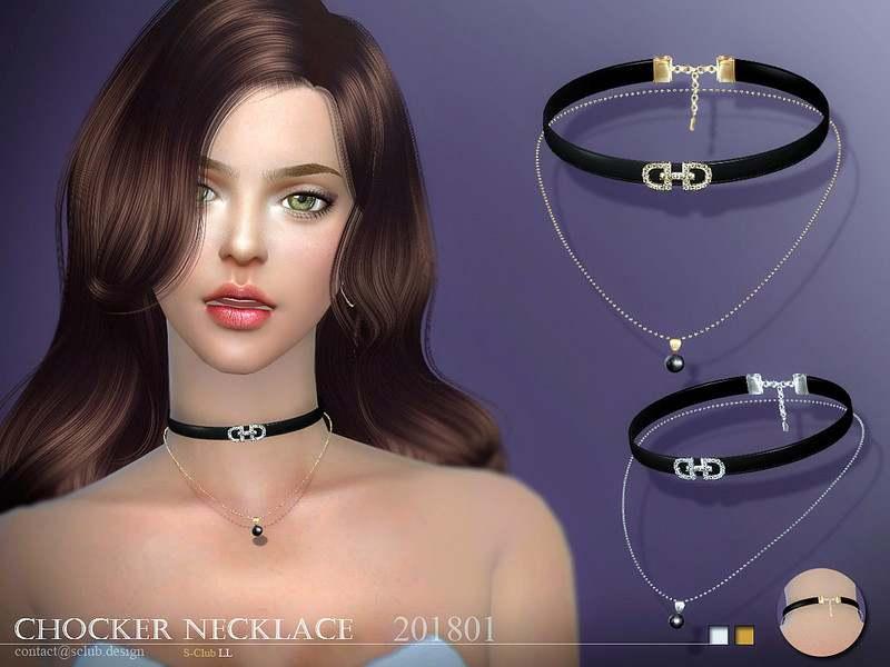 Accessory set "Necklace F 201801" addon