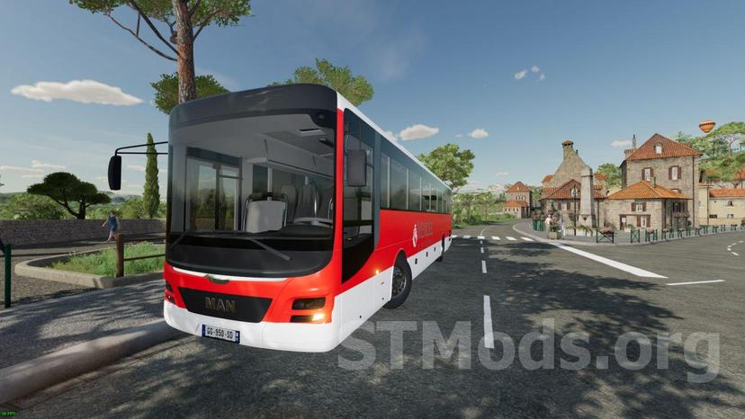 Bus Man Intercity - «Vendée Le Département 85» Мод addon