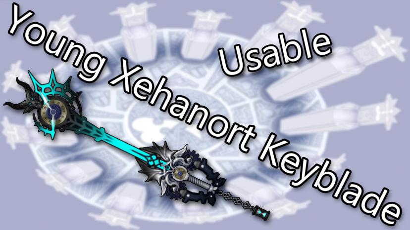 Young Xehanort's blade in use addon