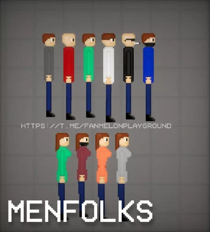Group of people for Melon Playground addon