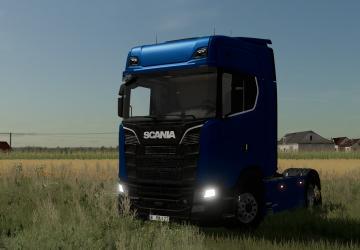 Мод Scania S580 addon