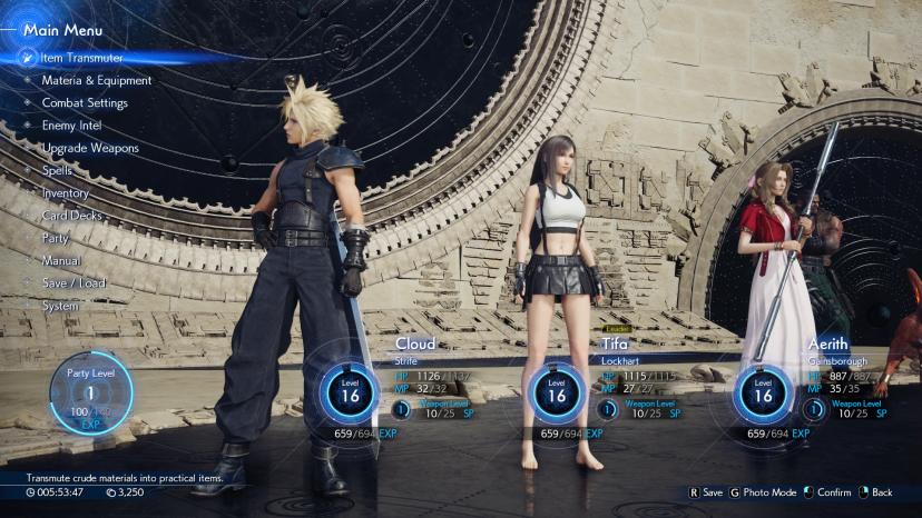 Tifa's default outfit Barefoot mod addon