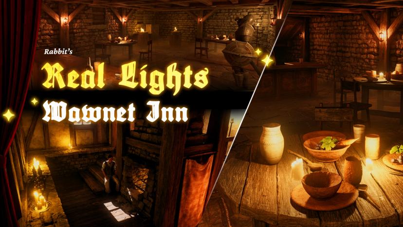 Rabbit's Real Lights Wawnet Inn mod addon