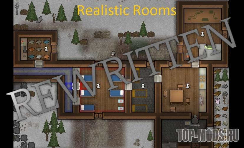 Realistic Rooms Rewritten mod 1.3 - 1.5 addon