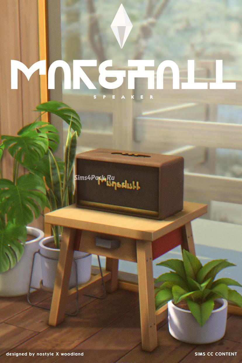 Marshall sound systems for Sims 4. addon