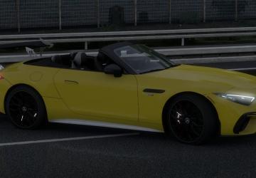 Mercedes SL63 AMG 2023 версия 1.4 для American Truck Simulator (v1.51.x)/Мод addon