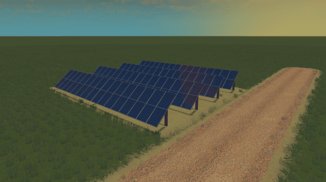 Solar Power Photovoltaic Park 4x4 E addon