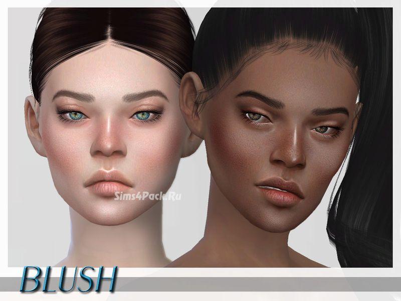 FaceBlusherSet1, румяна для Sims4. addon