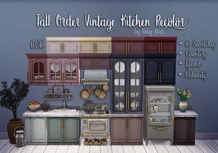 Kitchen set "Tall Order Kitchen Recolor" addon