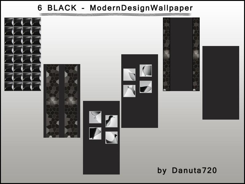 Danuta720 - D720-BLACK-Modern Design Wallpaper. addon