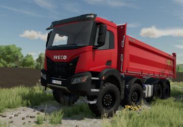 Мод Iveco X-Way 8x8 Meiller Kipper addon