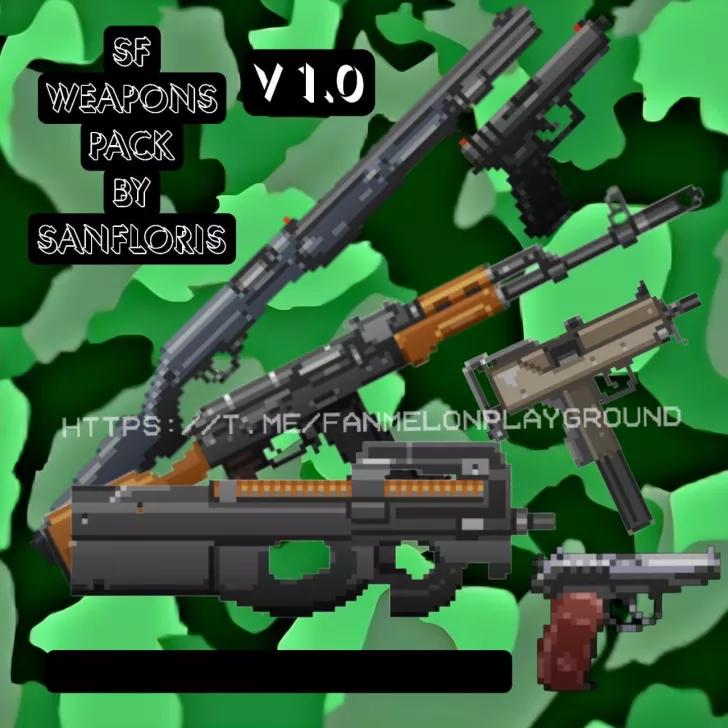 SF Weapons Pack for Melon Playground addon