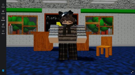 Baldi's Basics Avatar Background addon