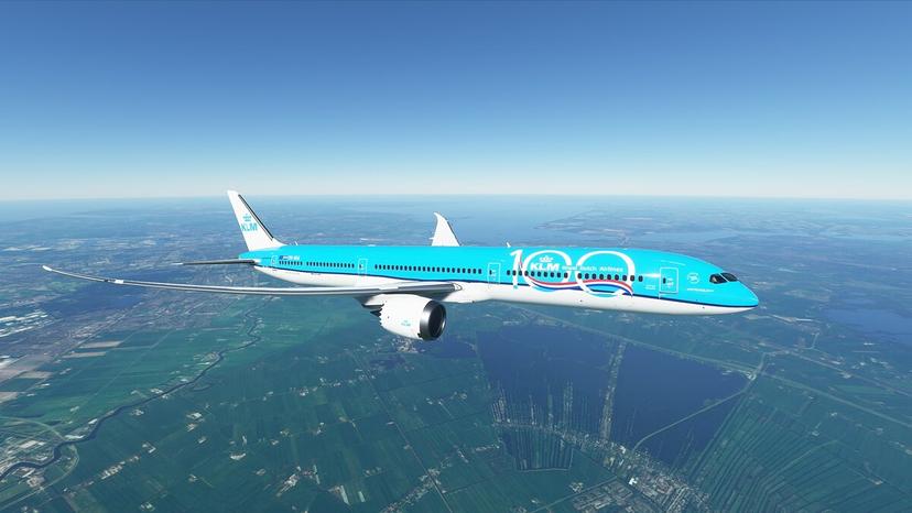 New livery for the KLM Boeing 787-10 addon