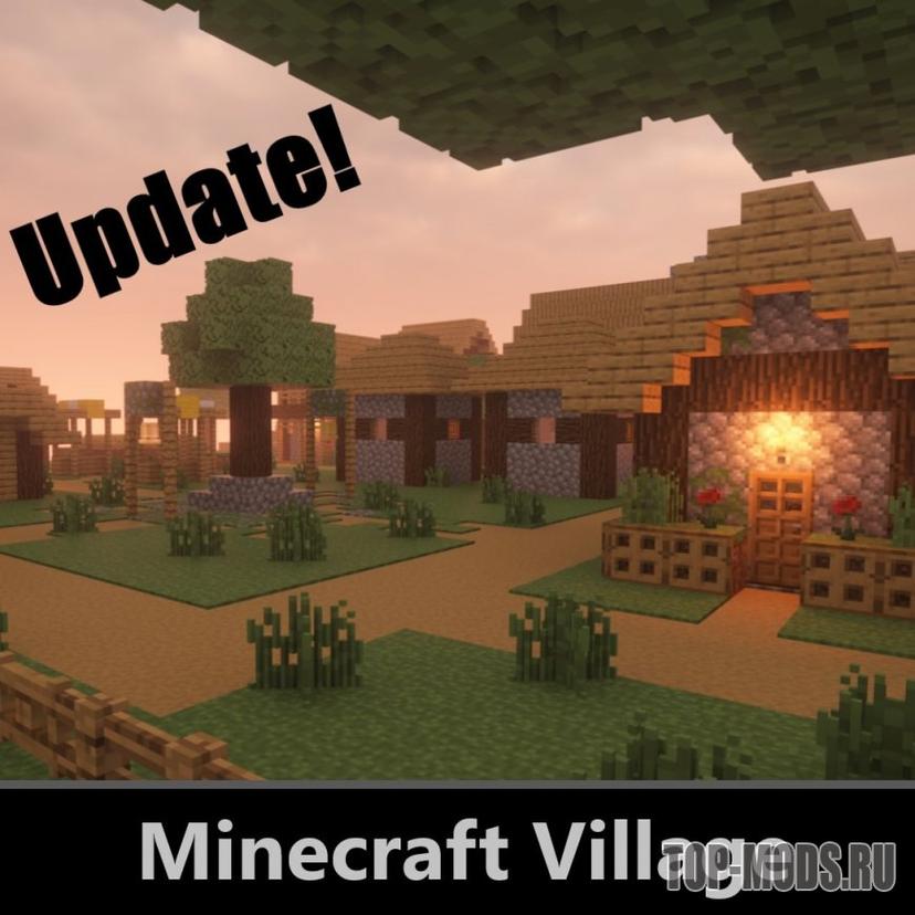 "Minecraft Village" mod addon