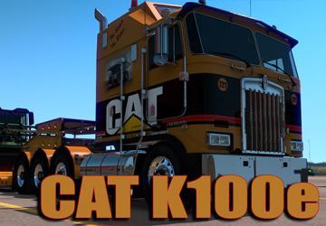 Мод Скин «CAT» для Kenworth K100e addon