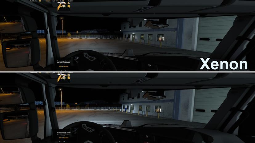 HEADLIGHT OPTIONS ETS2 V1.50 addon