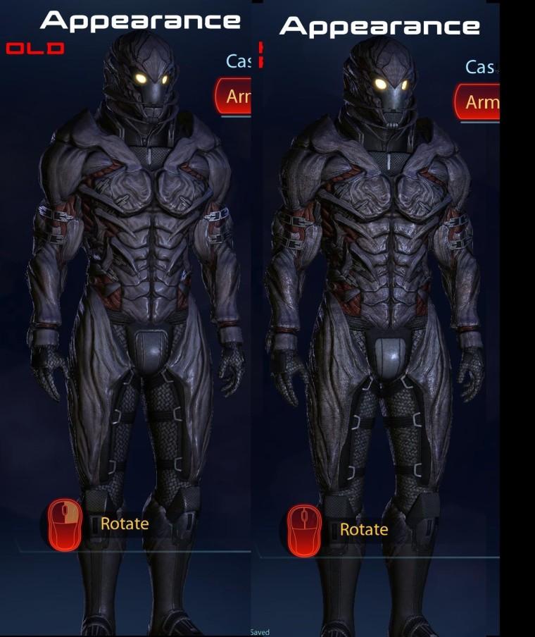 Mass Effect 3 "Collectible Armor HR4096 v1.3". addon