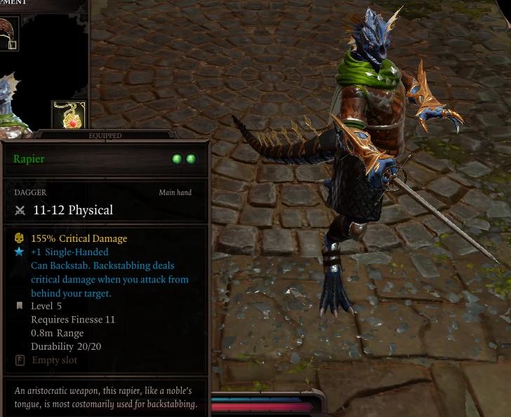 Rapiers addon