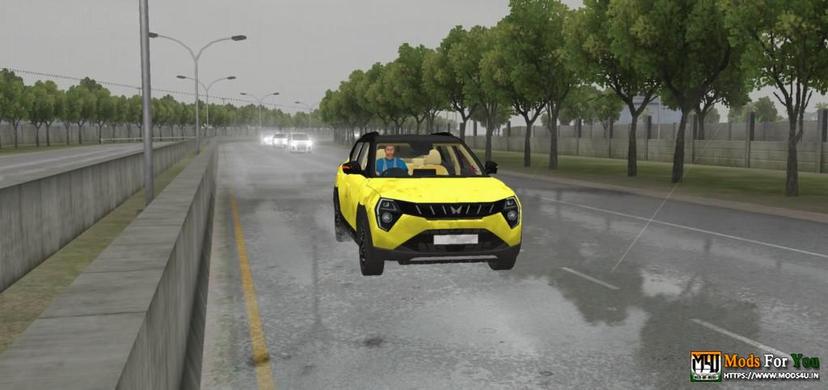 Template and modification of the appearance of Mahindra XUV 3XO by EVIL SIMULATION addon