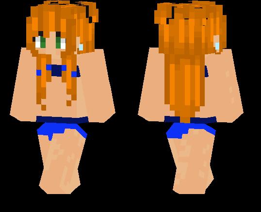 Skin Girl in bikini addon