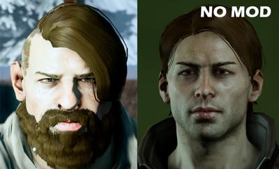 "Two changes of haircuts for men (except Knaly)." addon