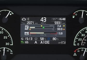 Volvo VNL 2018 Improved Dashboard addon