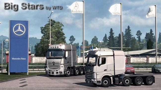 Truck Mercedes-Benz Big Stars Actros/Arocs SLT addon
