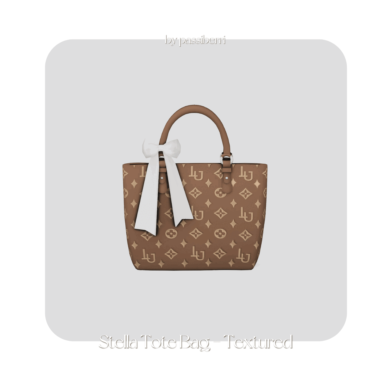 Декоративная сумочка "Stella Tote Bag" для Симс 4 addon