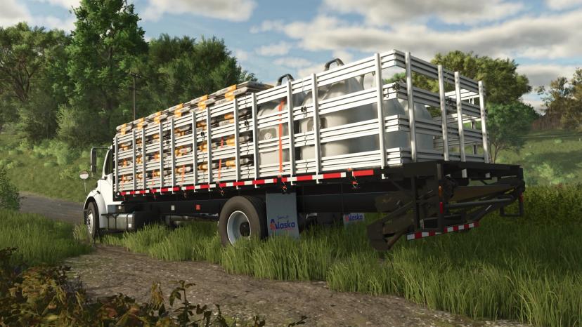 Freightliner M2 Stakebed  мод addon