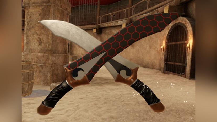 Kansho and Bakuya archery swords. addon