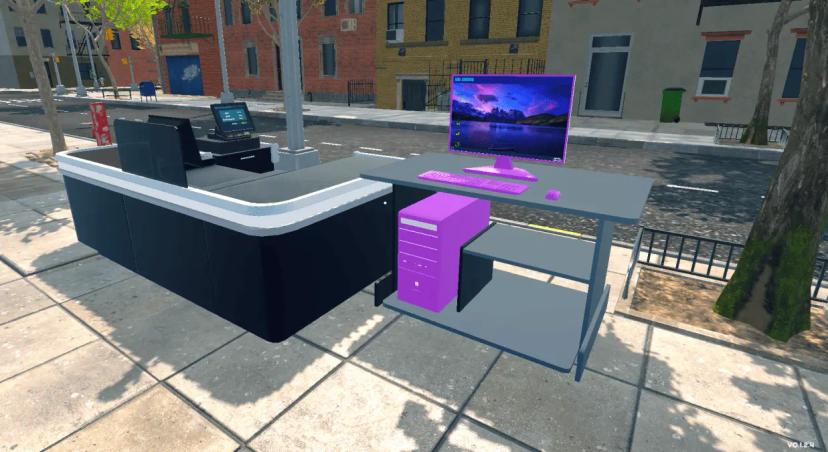 Change the color of the cash register when registering at the PC bureau and the resident addon