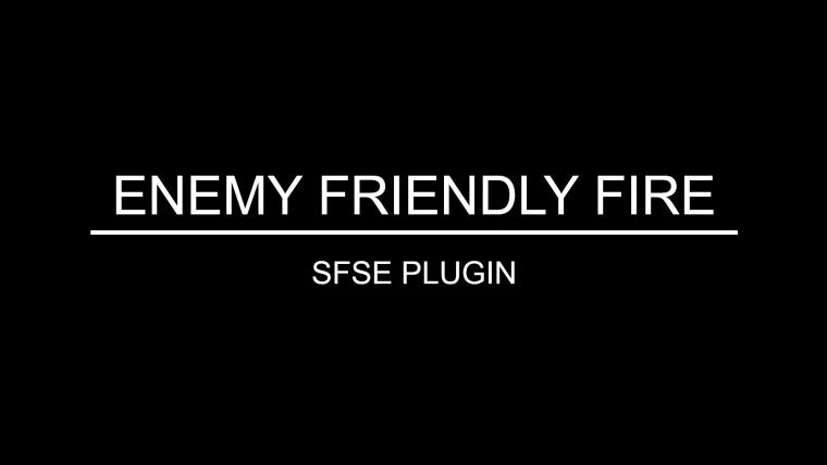 Friendly fire for enemies addon