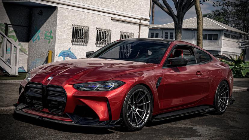 BMW M4 G82/G83 (CarPlay & Subwoofer Update) addon