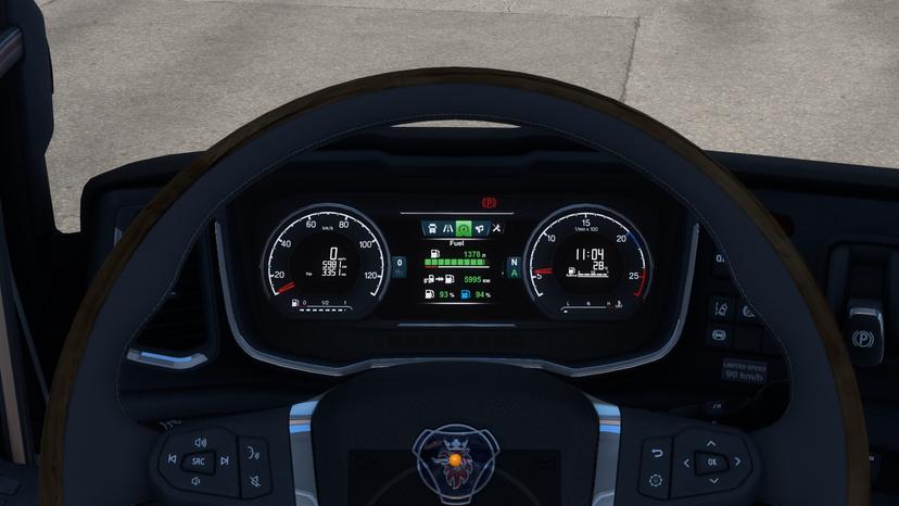 SCANIA NG IMPROVED INSTRUMENT PANEL V4.9 addon