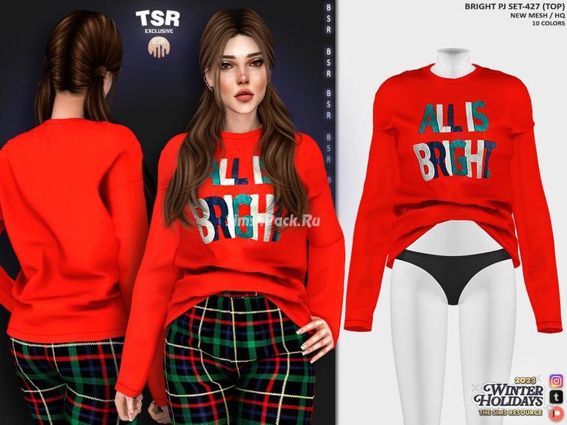 Christmas Pajamas for Sims addon