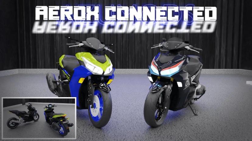 Yamaha Aerox Connected 2023 Mod BUSSID mod addon