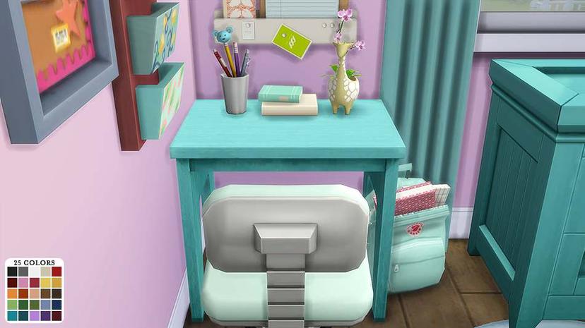 Table "BroHill Kids Desk Recolors (Colorful)" addon